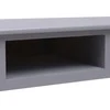 Rašomasis stalas, pilkos spalvos, 110x45x76 cm, mediena