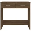 Rašomasis stalas, ruda ąžuolo, 80x40x75cm, apdirbta mediena