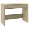 Rašomasis stalas, ąžuolo, 101x50x76,5cm, apdirbta mediena