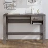 Rašomasis stalas HAMAR, šviesiai pilkas, 110x40x75cm, pušis