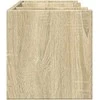 Rašomojo stalo lentyna, ąžuolo, 44,5x24x25cm, apdirbta mediena