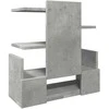 Rašomojo stalo lentyna, betono, 49x20x52,5cm, apdirbta mediena