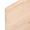 Stalviršis, 100x40x2cm, ąžuolo medienos masyvas, su gyvu kraštu