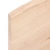 Stalviršis, 60x40x2cm, ąžuolo medienos masyvas, su gyvu kraštu