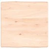 Stalviršis, 60x60x(2-6) cm, medienos masyvas, su gyvu kraštu
