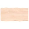 Stalviršis, 80x40x(2-6) cm, medienos masyvas, su gyvu kraštu