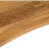 Rašomojo stalo stalviršis su linkiu, 140x50x2,5 cm, mango