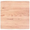 Stalviršis, šviesiai rudas, 60x60x(2-6) cm, medienos masyvas