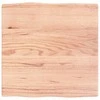 Stalviršis, šviesiai rudas, 60x60x(2-4) cm, medienos masyvas