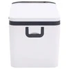 Šaltdėžė su rankena, juodos ir baltos spalvos, 25l, PP ir PE