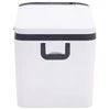 Šaltdėžė su rankena, juodos ir baltos spalvos, 18l, PP ir PE