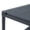 Sandėliavimo lentynos, 2vnt., juod., 60x30x180cm, plast., 125kg