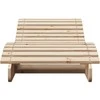 Sofa Saulės gultai, 2vnt., 205x60x31,5cm, pušies medienos masyvas