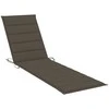 Sofa Saulės gultai su taupe spalvos čiužinukais, 2vnt., tikmedis