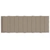 Saulės gulto čiužinukas, taupe, 180x60x3cm, oksfordo audinys