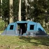 Šeimos palapinė, mėlyna, 6 vietų, tunelinė, atspari vandeniui