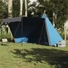 Šeimos palapinė, mėlyna, aštuonvietė, tipi, atspari vandeniui