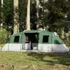 Šeimos palapinė, žalia, 6 vietų, tunelinė, atspari vandeniui