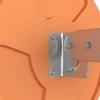Sferinis lauko/kelio veidrodis, oranžinis, 30cm, polikarbonatas