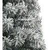 Siaura Kalėdų eglutė su stovu ir sniegu, 270cm, PVC