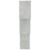 Sieninės lentynos, pilkos sp., 68x15x68cm, mediena, kubo formos