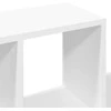 Sieninė lentyna, baltos spalvos, 100x20x53cm, apdirbta mediena
