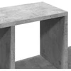 Sieninė lentyna, betono pilka, 100x20x53cm, apdirbta mediena