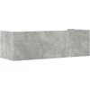 Sieninė lentyna, betono pilkos spalvos, 100x35x30,5cm, MDP