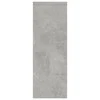 Sieninė lentyna, betono, 45,1x16x45,1cm, apdirbta mediena