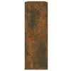 Sieninė lentyna, dūminio ąžuolo, 104x20x58,5cm, mediena