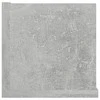Sieninė CD lentyna, betono pilka, 100x18x18cm, apdirbta mediena