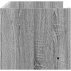 Sieninė lentyna, pilka ąžuolo, 100x35x30,5cm, apdirbta mediena