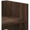 Sieninė lentyna, ruda ąžuolo, 100x35x30,5cm, apdirbta mediena