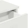 Sieninė lentyna su stalčiais, baltos, 100x37,5x19cm
