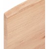 Sieninė lentyna, šviesiai ruda, 60x10x2cm, ąžuolo masyvas