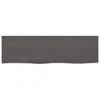 Sieninė lentyna, tamsiai ruda, 100x30x(2-4) cm, ąžuolo masyvas