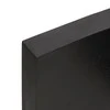 Sieninė lentyna, tamsiai ruda, 100x40x(2-6) cm, ąžuolo masyvas