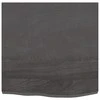 Sieninė lentyna, tamsiai ruda, 60x60x(2-4) cm, ąžuolo masyvas