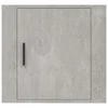 Sieninė naktinė spintelė, betono pilka, 50x30x47cm