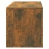 Sieninė spintelė batams, dūminio ąžuolo, 70x35x38cm, mediena