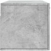 Sieninė spintelė, betono pilka, 100x36,5x35cm, apdirbta mediena