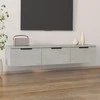 TV staliukas Sieninė spintelė, betono pilka, 102x30x20cm, apdirbta mediena