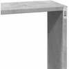 Sieninė spintelė, betono pilka, 60x16x30cm, apdirbta mediena