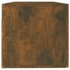 Sieninė spintelė, dūminio ąžuolo, 100x36,5x35cm, mediena