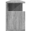 Sieninė spintelė, pilka ąžuolo, 100x20x30cm, apdirbta mediena