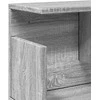 Sieninė spintelė, pilka ąžuolo, 100x20x30cm, apdirbta mediena