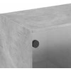Sieninė spintelė su stiklinėmis durelėmis, betono, 102x37x35cm