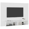 TV staliukas Sieninė TV spintelė, balta, 120x23,5x90cm, apdirbta mediena