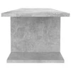 TV staliukas Sieninė televizoriaus spintelė, betono pilka, 103x30x26,5cm