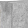 TV staliukas Sieninė TV spintelė, betono pilka, 40,5x30x40cm, mediena